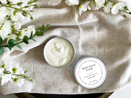 Sweet Peach & Lime Whipped Oat Hand Cream