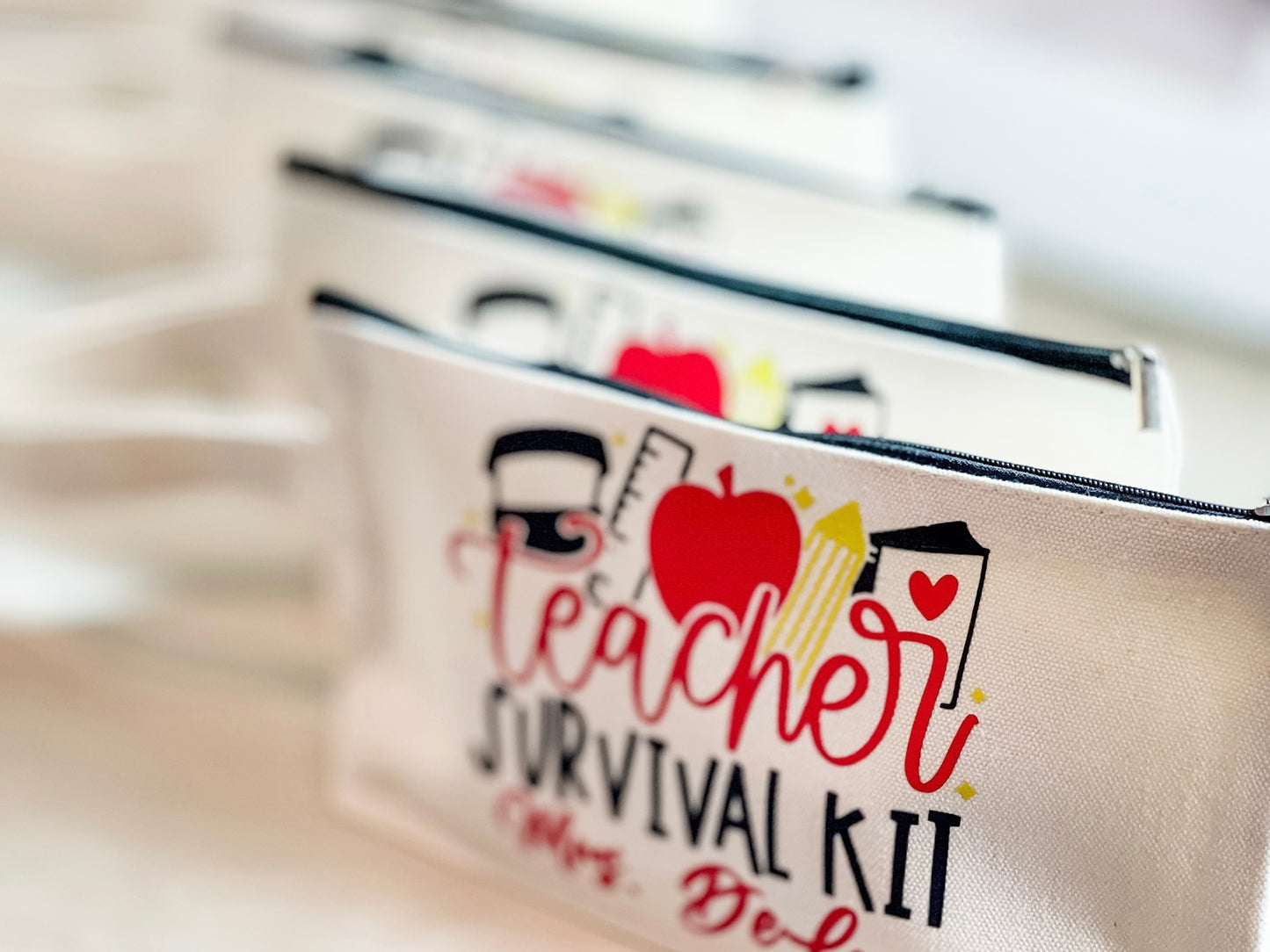 Teacher Survival Kit – Personalized Gift Pouch for Educators