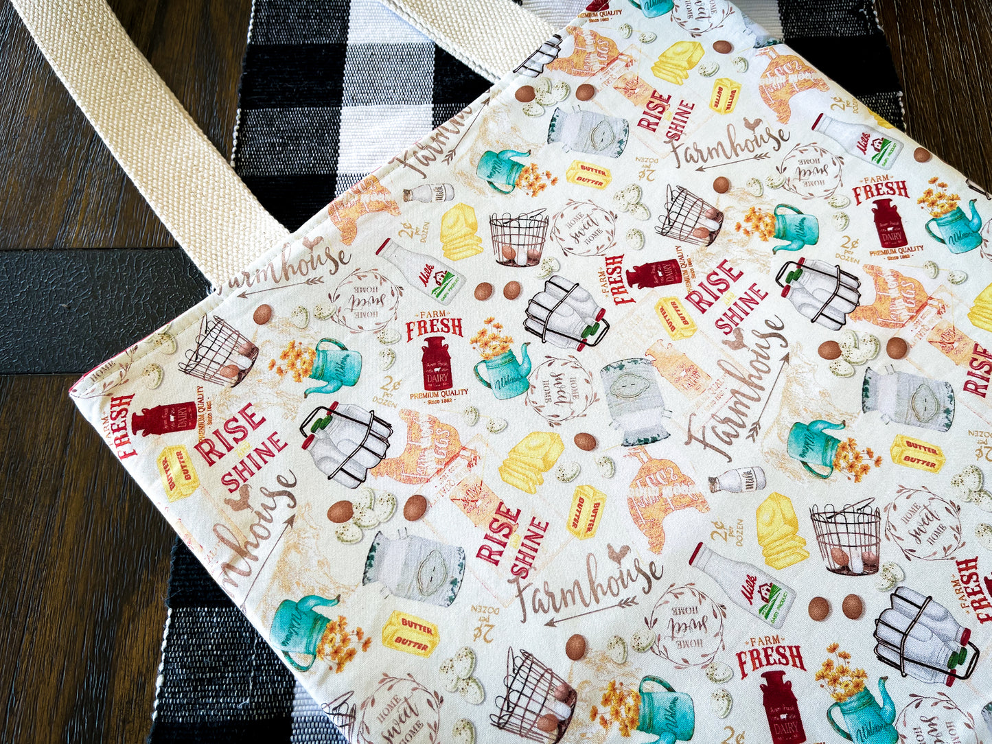 Farmhouse Simple Tote