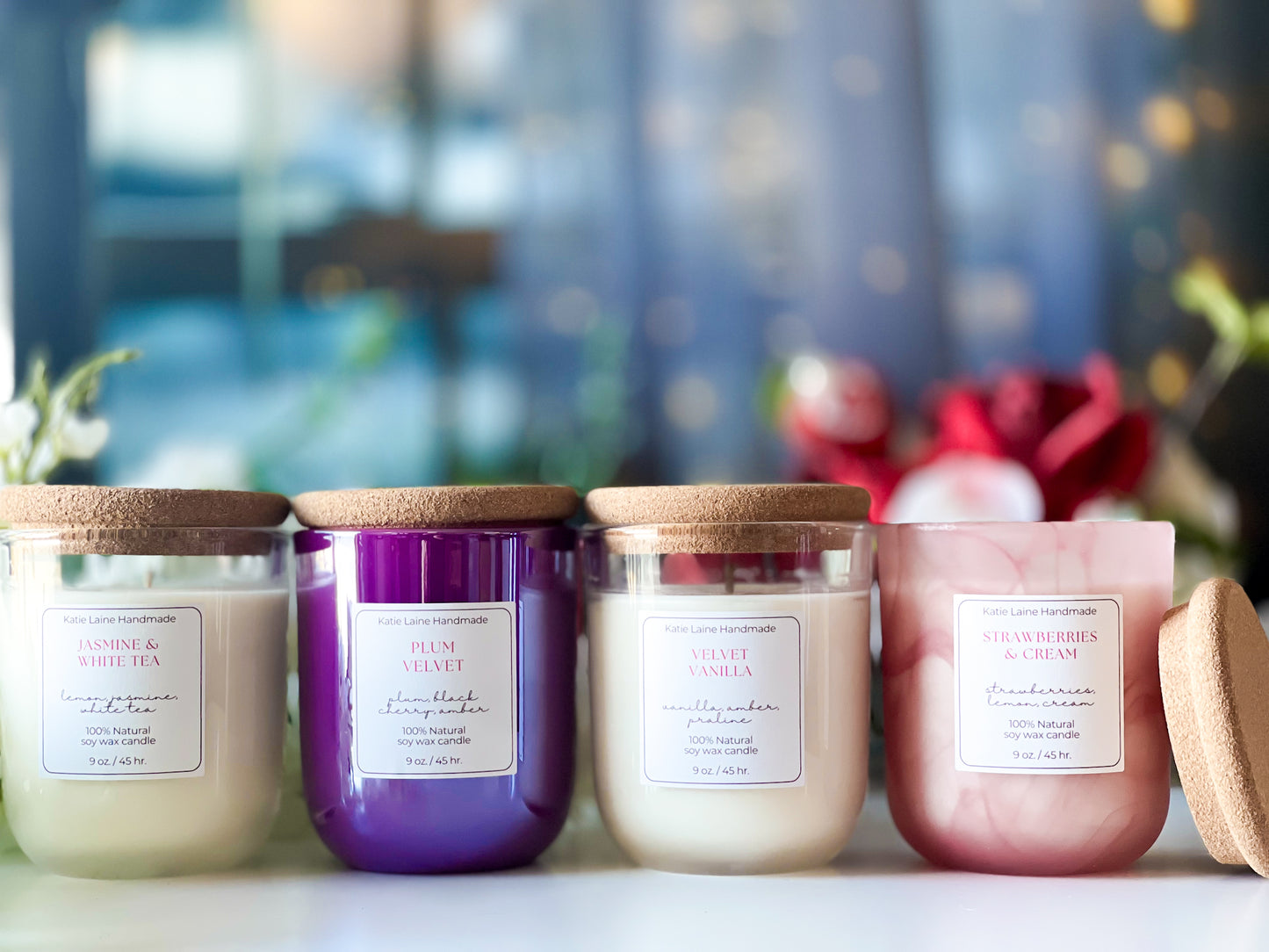 Strawberries & Cream Soy Wax Candle