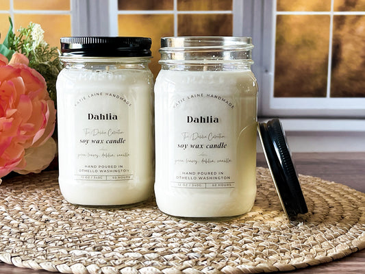 Dahlia Soy Wax Candle