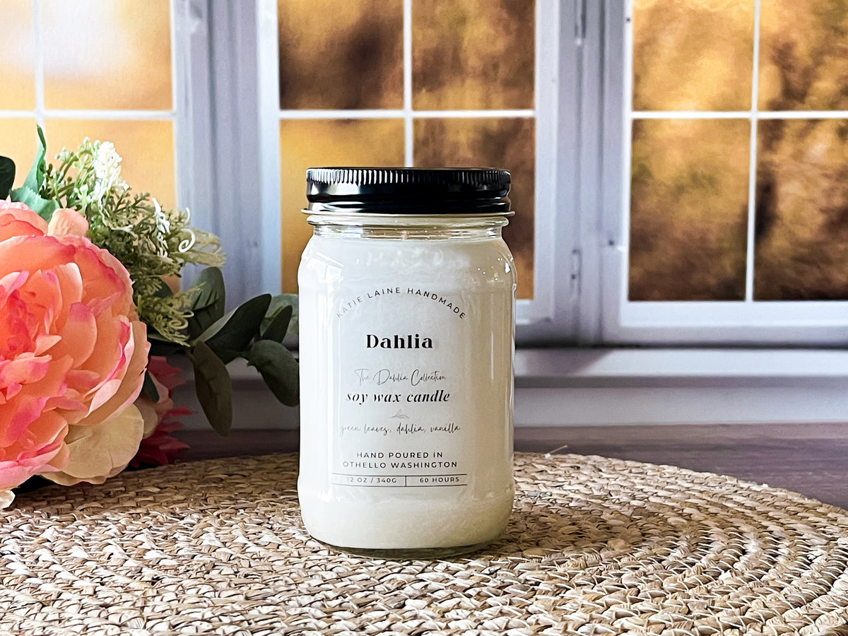 Dahlia Soy Wax Candle
