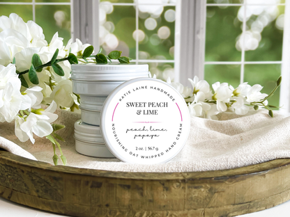 Sweet Peach & Lime Whipped Oat Hand Cream