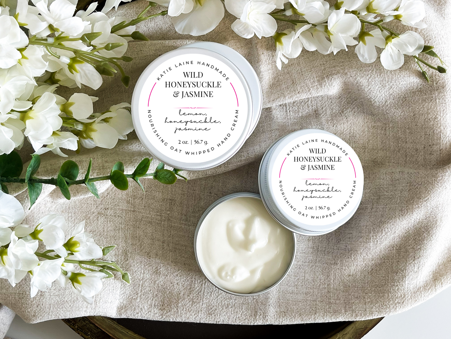 Wild Honeysuckle & Jasmine Whipped Oat Hand Cream