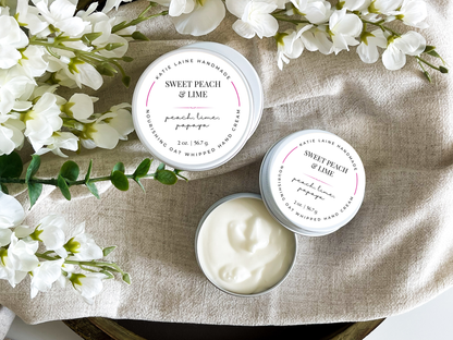 Sweet Peach & Lime Whipped Oat Hand Cream