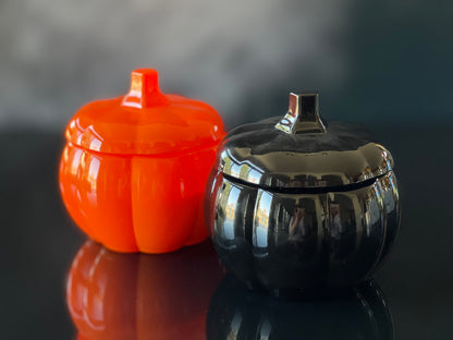 Ceramic Pumpkin Candle — 14 oz (Vanilla Pumpkin • Harvest Moon)