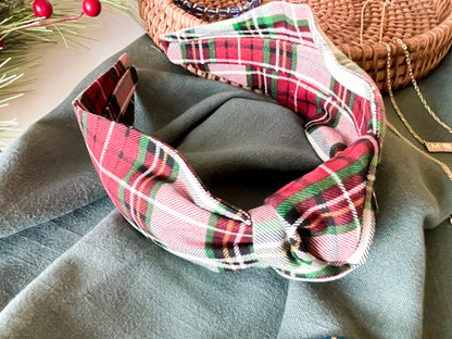 Classic Tartan Plaid Knot Headband – Timeless & Stylish Hair Accessory