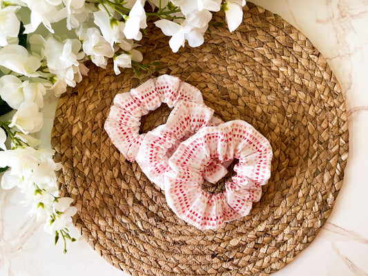 Mini Hearts Scrunchie – Sweet & Wild Collection Hair Accessory