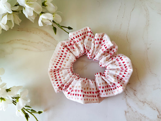 Mini Hearts Scrunchie – Sweet & Wild Collection Hair Accessory
