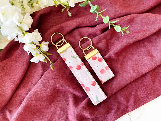Sweet Cherries Wristlet Keychain – Sweet & Wild Collection (Classic or Mini Size)