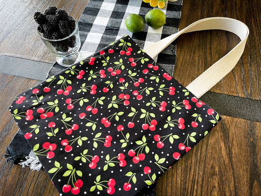 Cherry on Top Simple Tote