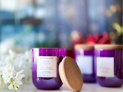 Plum Velvet Soy Wax Candle