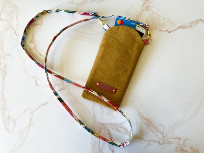 Mustard Corduroy Phone Sling | The Corduroy Collection