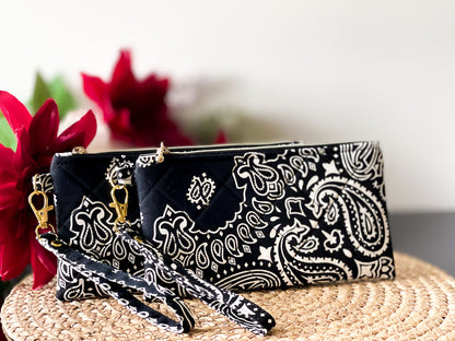 Quilted Wristlet Pouch — The Diplomat