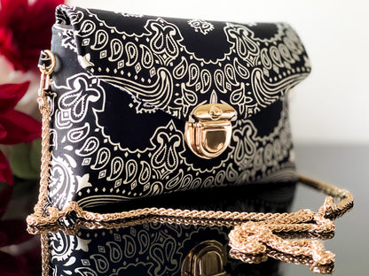 Crossbody Sling Bag with Chain Shoulder Strap — The Diplomat