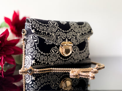 Crossbody Sling Bag with Chain Shoulder Strap — The Diplomat