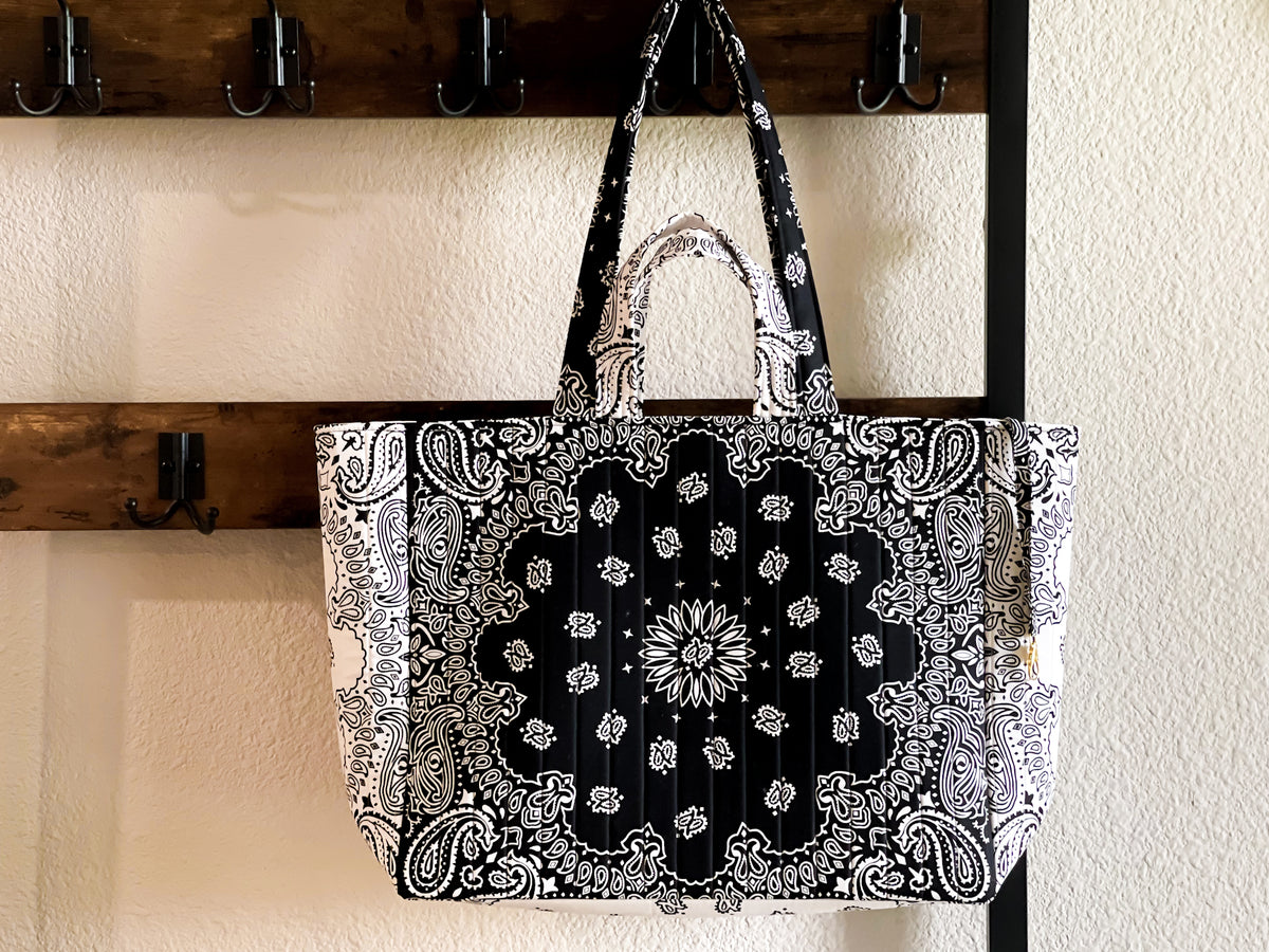Large Quilted Tote — The Diplomat