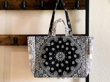 Large Quilted Tote — The Diplomat