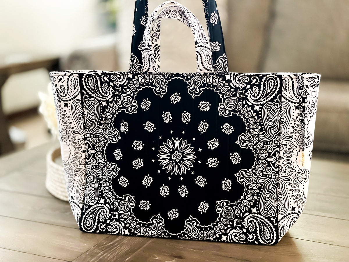 Large Quilted Tote — The Diplomat