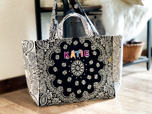 Large Quilted Tote — The Diplomat