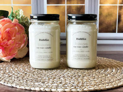 Dahlia Soy Wax Candle