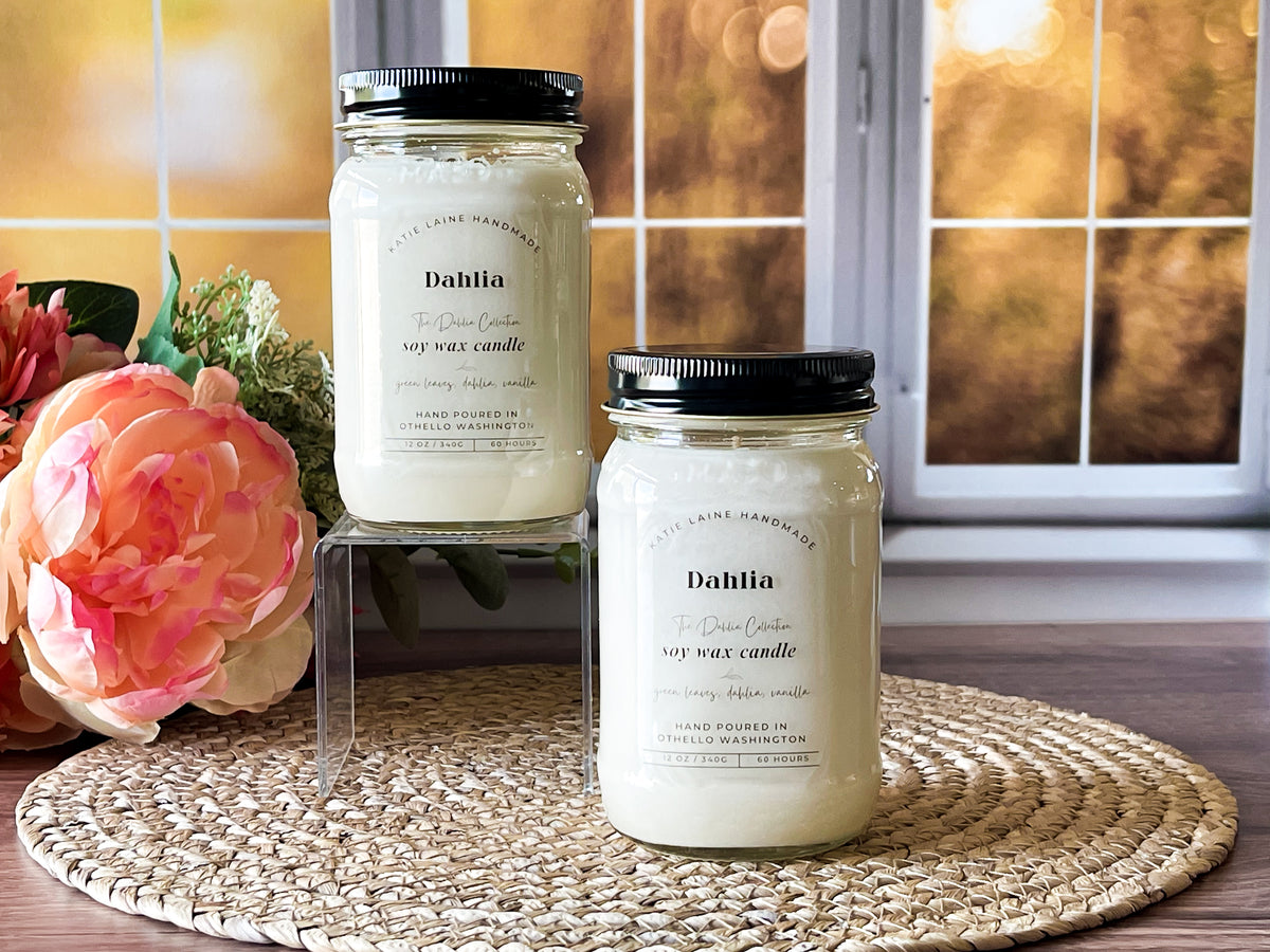Dahlia Soy Wax Candle