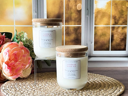 Jasmine & White Tea Soy Wax Candle