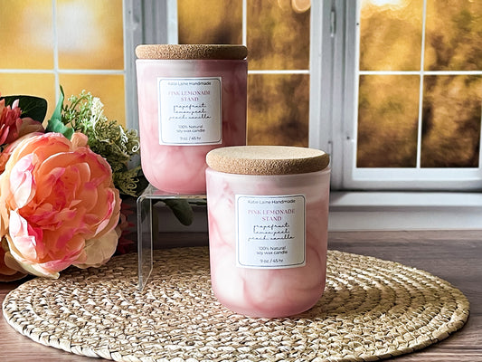 Pink Lemonade Stand Soy Wax Candle