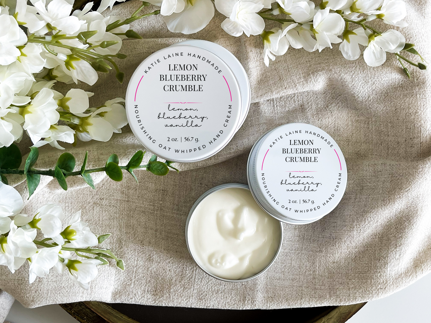 Lemon Blueberry Crumble Soothing Oat Lotion Whipped Hand Cream