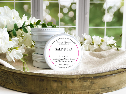 Sea Salt & Orchid Hand Cream – Nourishing Oat Lotion for Soft, Hydrated Skin