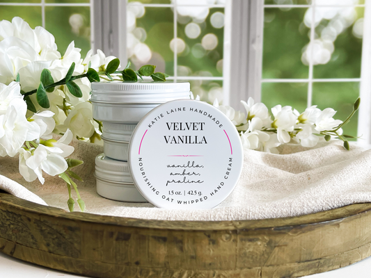 Velvet Vanilla Hand Cream – Whipped Oat Lotion for Soft, Silky Skin